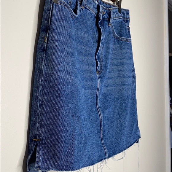 H&M Denim Distressed Mini Skirt - Picture 7 of 7